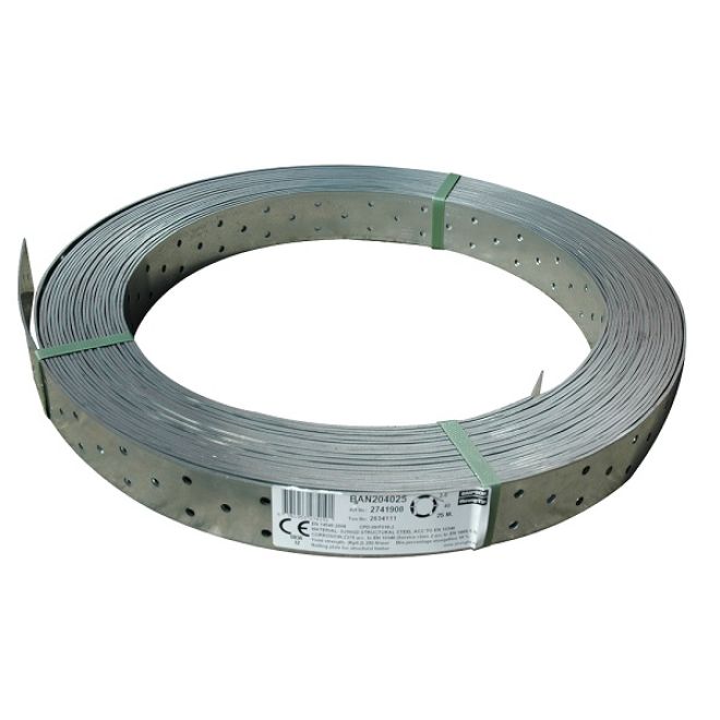 Windrispenband BAN verzinkt - BAN 25 x 2 10 M LANG