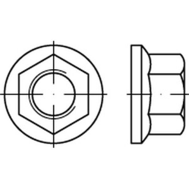 DIN 74361 Flachbundmutter 10 Form B - M 14 x 1,5 SW 19