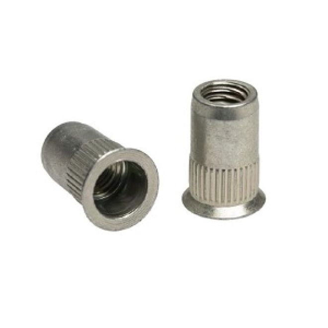 Blindnietmutter Senkkopf verzinkt gerändelt - M 10 x 12,9 x 21 Kb. 1,7 - 4,5 mm 