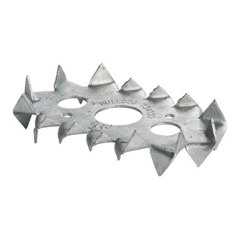 Bulldog C3 zweiseitig gezahnter Scheibendübel verzinkt - C3-73/130G 73/130 x 26 x 28