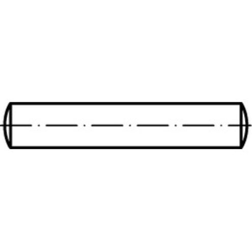 ISO 2338 Zylinderstift h8 Stahl