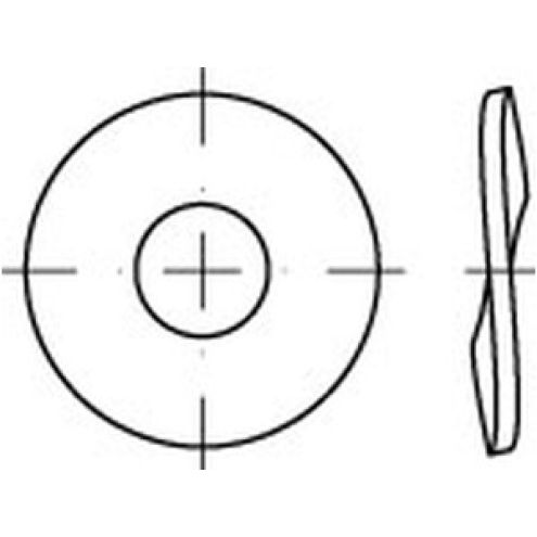 DIN 137 Federscheiben Edelstahl A4 Form B
