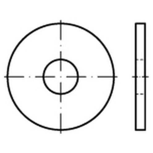 DIN 440 Scheibe Form R A2