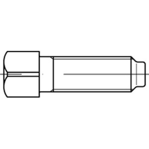 DIN 479 Vierkantschraube Stahl 8.8
