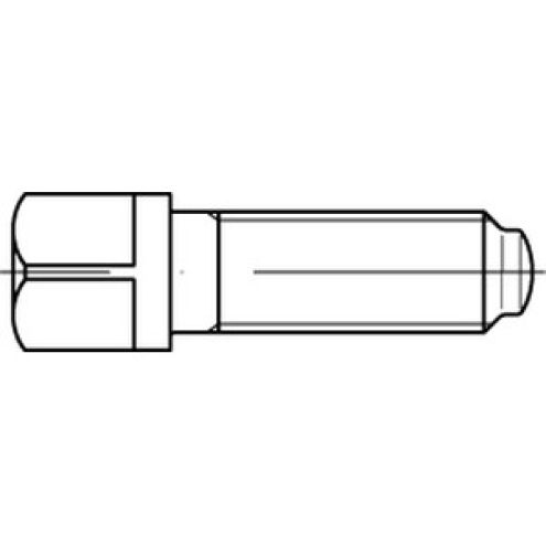DIN 480 Vierkantschraube Stahl 10.9