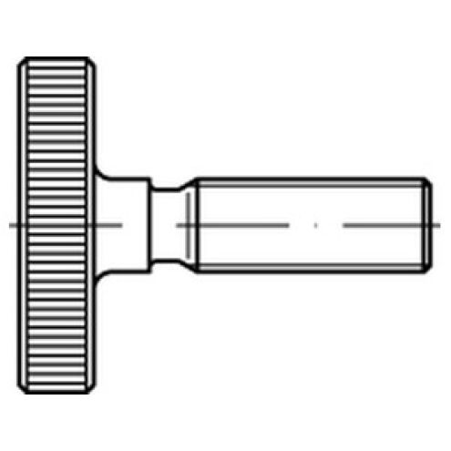 DIN 653 Rändelschraube A1