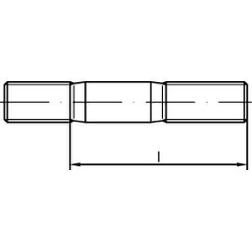 DIN 835 Stiftschraube 5.8
