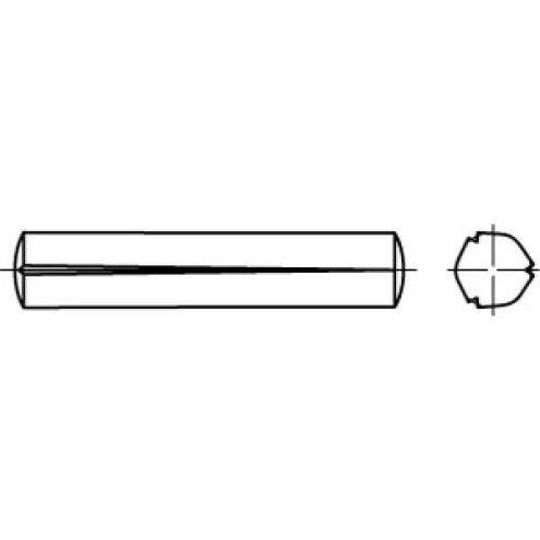 ISO 8744 / DIN 1471 Kegelkerbstift Edelstahl 1.4305
