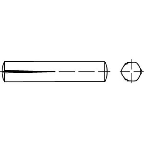 ISO 8740 / DIN 1473 Zylinderkerbstift Edelstahl 1.4305
