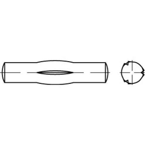 ISO 8742 / DIN 1475 Knebelkerbstifte Edelstahl 1.4305