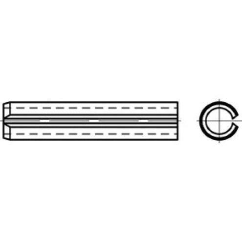 ISO 8752 / DIN 1481 Spannstift Federstahl