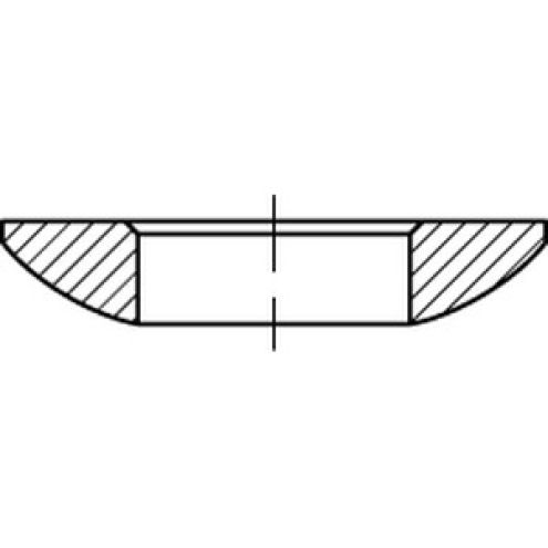 DIN 6319 Kugelscheibe C Edelstahl A2