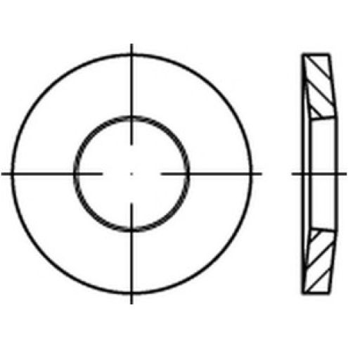 DIN 6796 Spannscheibe Edelstahl A2