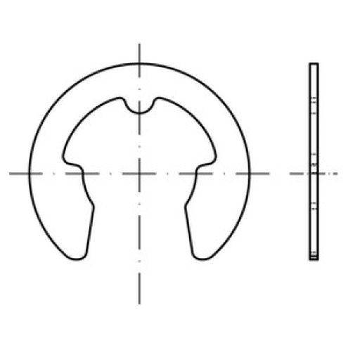DIN 6799 Sicherungsscheibe Edelstahl 1.4122