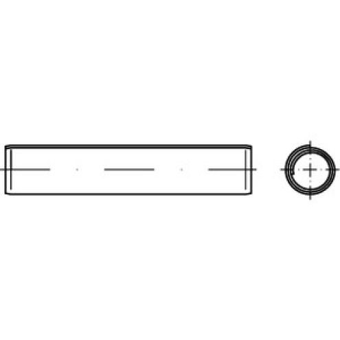 DIN 7343 / ISO 8750 Spannstift Federstahl