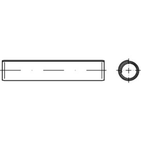 DIN 7344 / ISO 8748 Spiralspannstift Federstahl