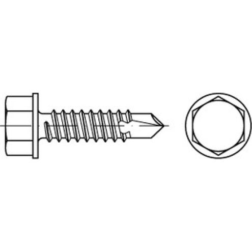 DIN 7504 Bohrschraube Sechskant A2 K