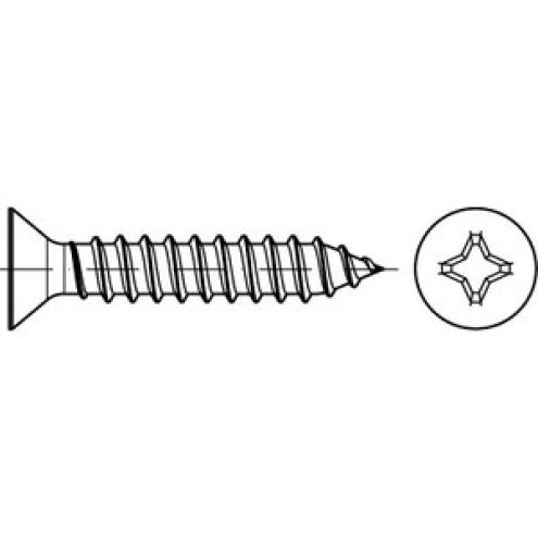 DIN 7982 Senk-Blechschraube A2 C - H