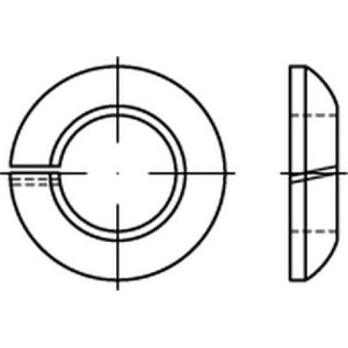 DIN 74361 Federring Form C verzinkt