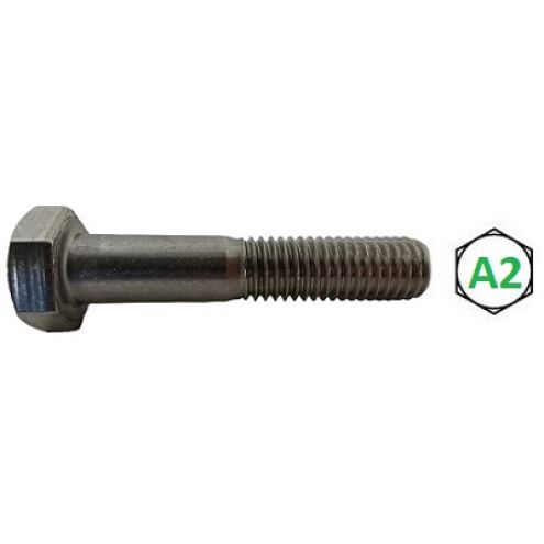 ISO 4014 / DIN 931 Sechskantschrauben Edelstahl A2
