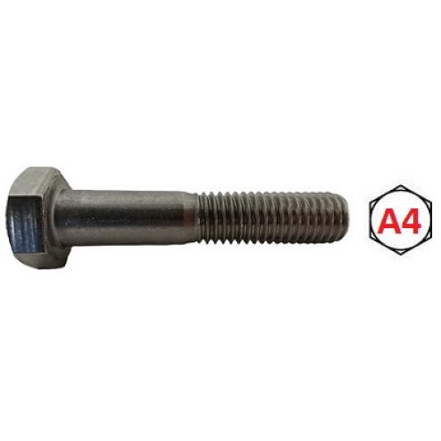 ISO 4014 / DIN 931 Sechskantschrauben Edelstahl A4