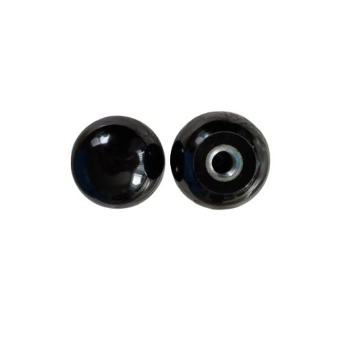 DIN 319 Kugelknopf E schwarz