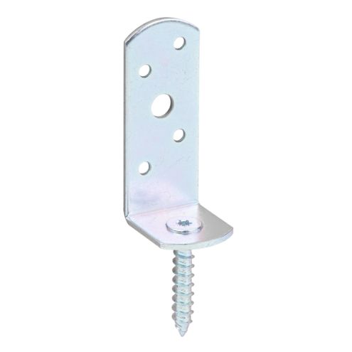 Flechtzaunhalter L-Form verzinkt 115 x 31,5 mm
