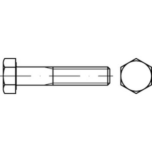 25 Stück 3/8-16 X 1-1/2 Zoll Sechskantschrauben Feuerverzinkt – Mit Muttern Von Fastenere