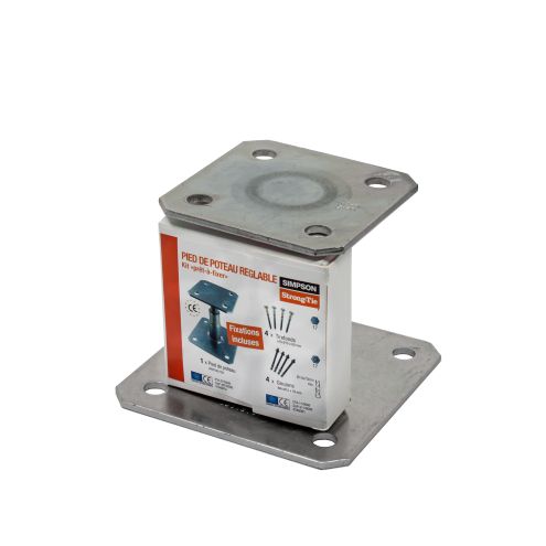 Stützenfuß KIT FIX APB Zink-Nickel-Überzug